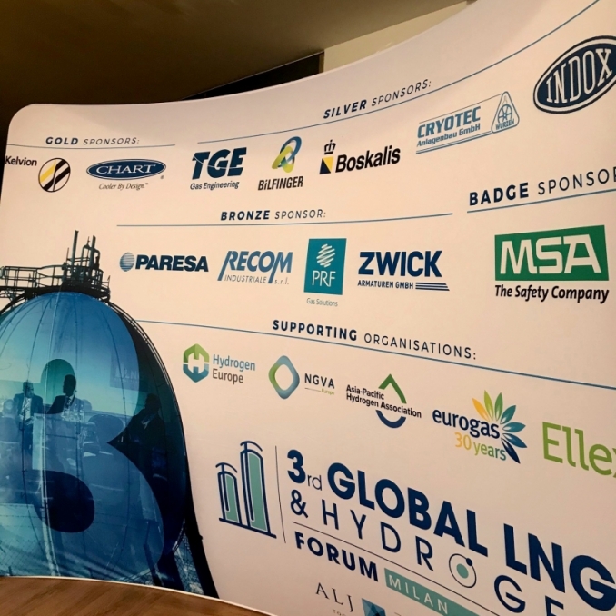 PRF patrocin y asisti como expositor al 3er Foro Global de GNL e Hidrgeno, celebrado en Miln, Italia, los das 22 y 23 de junio de 2021.