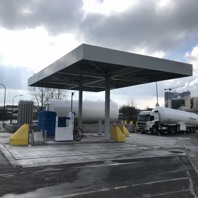 Nuova stazione di rifornimento LNG in Belgio.