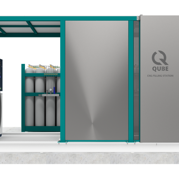 QUBE - Compressed natural gas (CNG) filling station