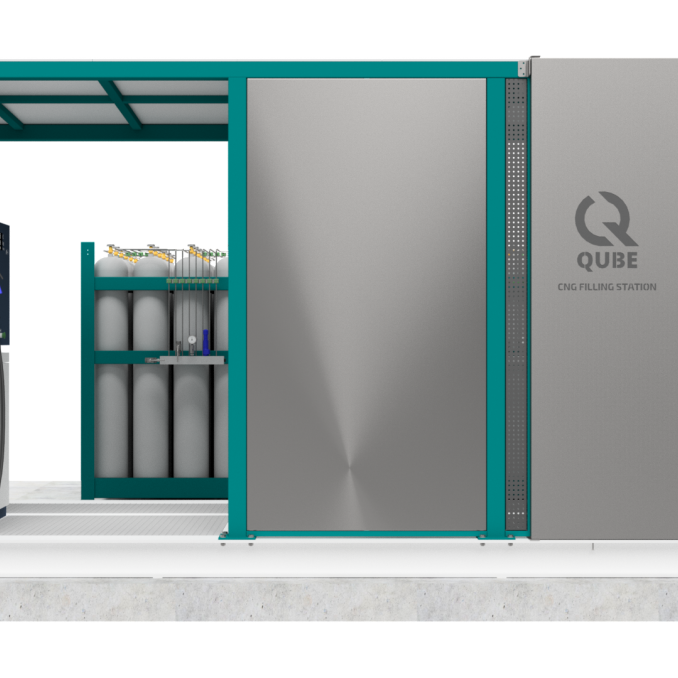 QUBE - Station de remplissage de gaz naturel comprim (GNC)