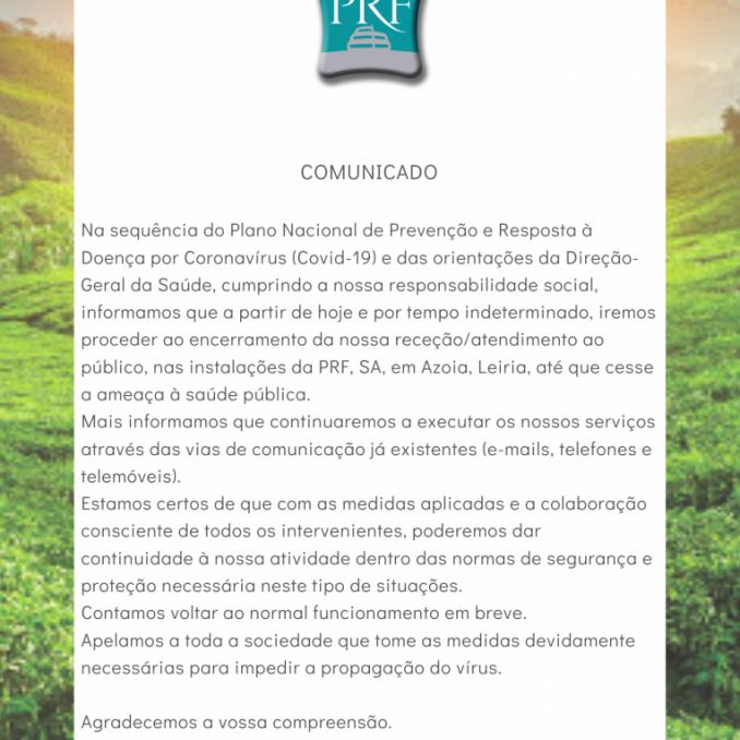 COMUNICADO COVID-19