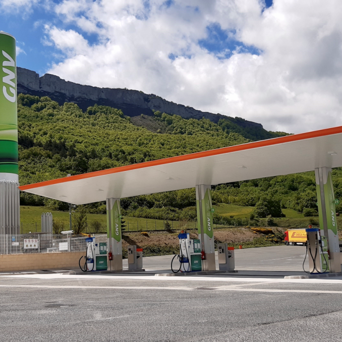 New LNG/CNG refuelling station in Spain.