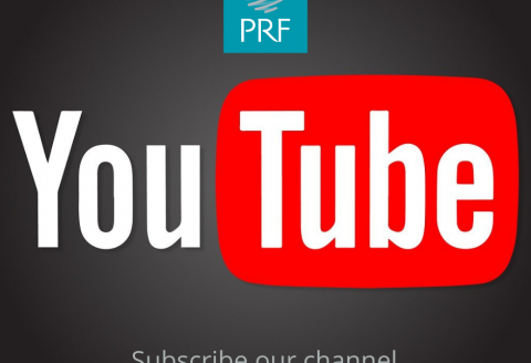 A PRF tem um canal no Youtube.