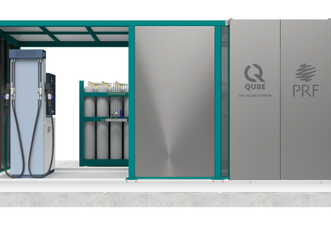 QUBE - Compressed natural gas (CNG) filling station