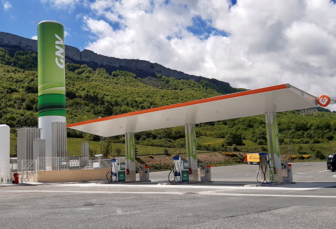 New LNG/CNG refuelling station in Spain.