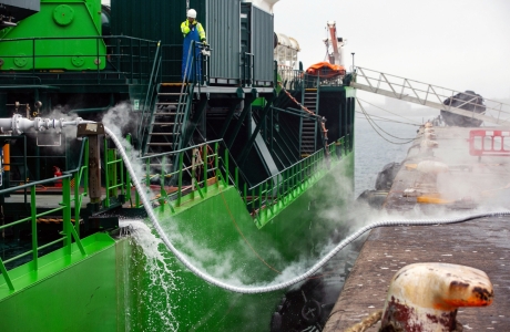 1re opration de Bunkering au Portugal Continental